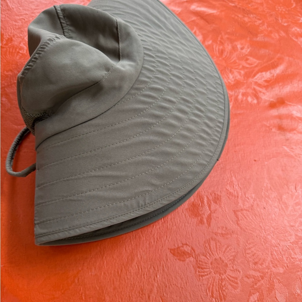 Sun Protection Zone Grey Wide Brim Adult Booney Sun Hat